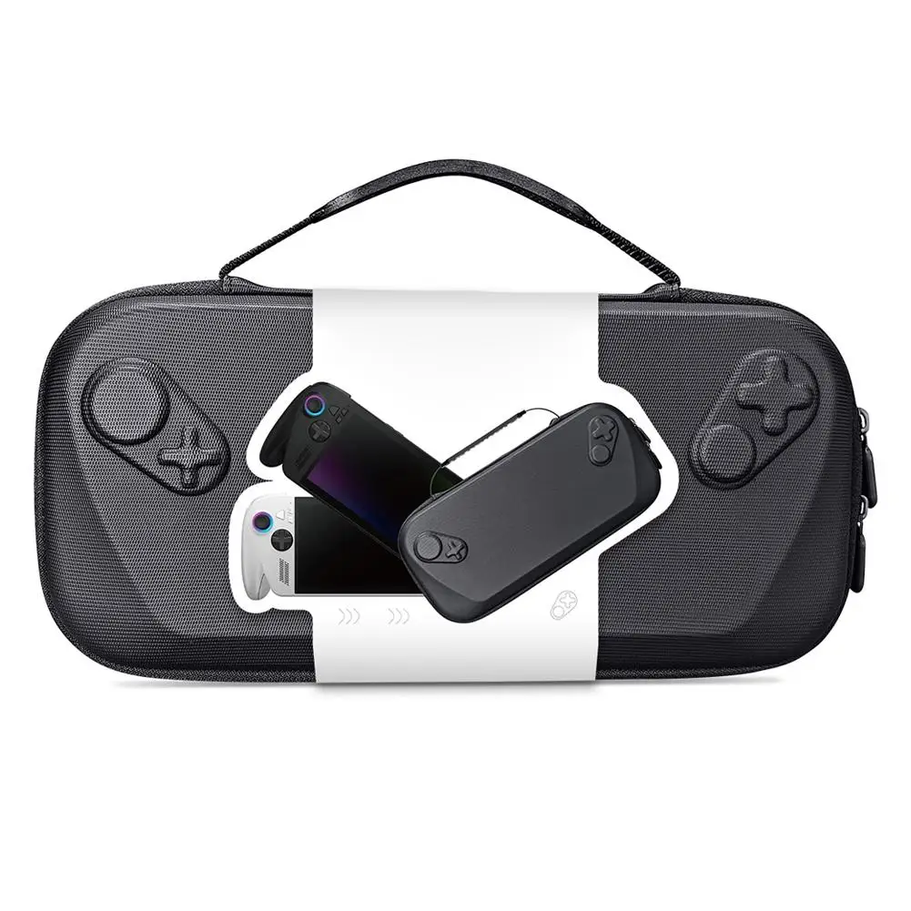 For ROG XBOX Ally Storage Case With Convenient Carrying Handle Portable Hard Case With Zipper For Handheld Game Consoles 2