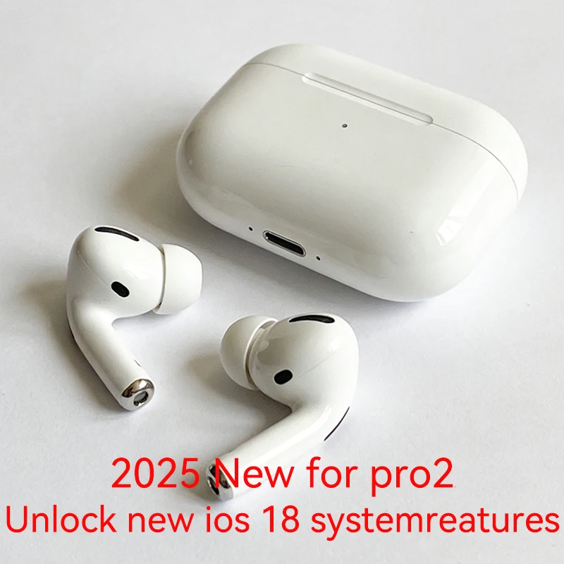 2025 جديد Air Pro True سماعة لاسلكية تعمل بالبلوتوث سماعات سماعات HiFi صوت الكمون المنخفض الحد من الضوضاء سماعات أذن آيفون أندرويد