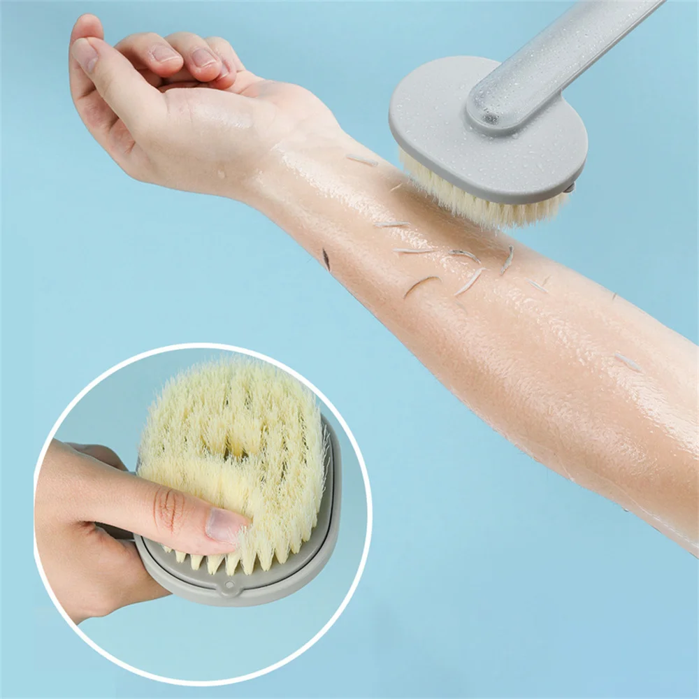 Multifunctional Detachable Bath Brush Back Body Bath Shower Sponge Scrubber Brushes With Handle Massager Bathroom Brush