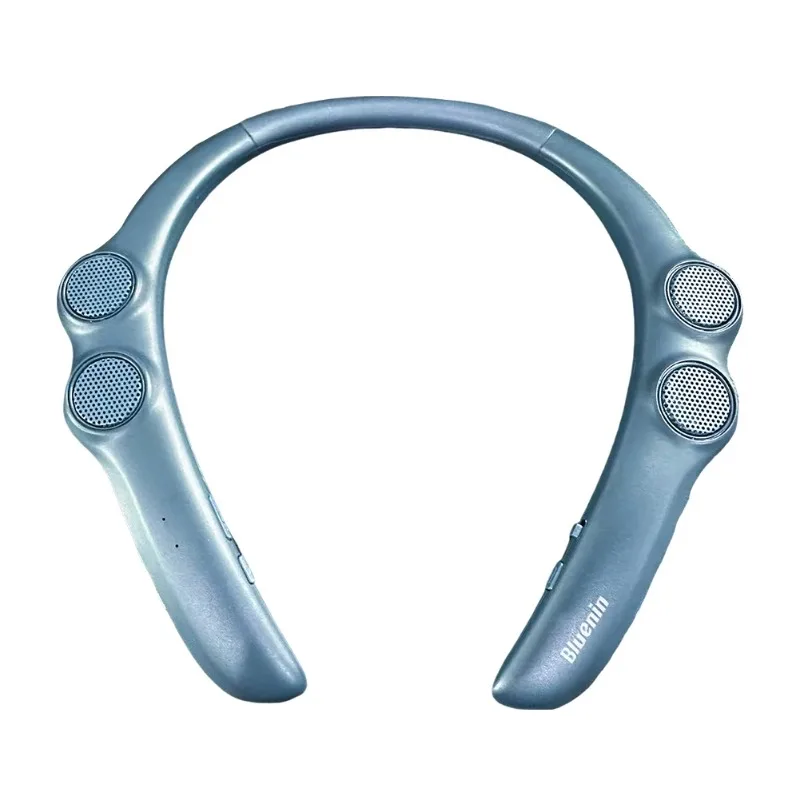

Wearable Speakers IPX4 Waterproof for Game Play Neckband Speaker Bluetooth-Compatible 5.0 Wireless Stereo Speaker 15H Playtime