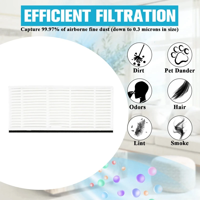 Imou L11 프로, Honiture Q6 프로, Laresar L6 프로, Airrobo T10 +, Arnagar S8 프로용 세척 가능 필터, 진공 부품 액세서리, 8 개
