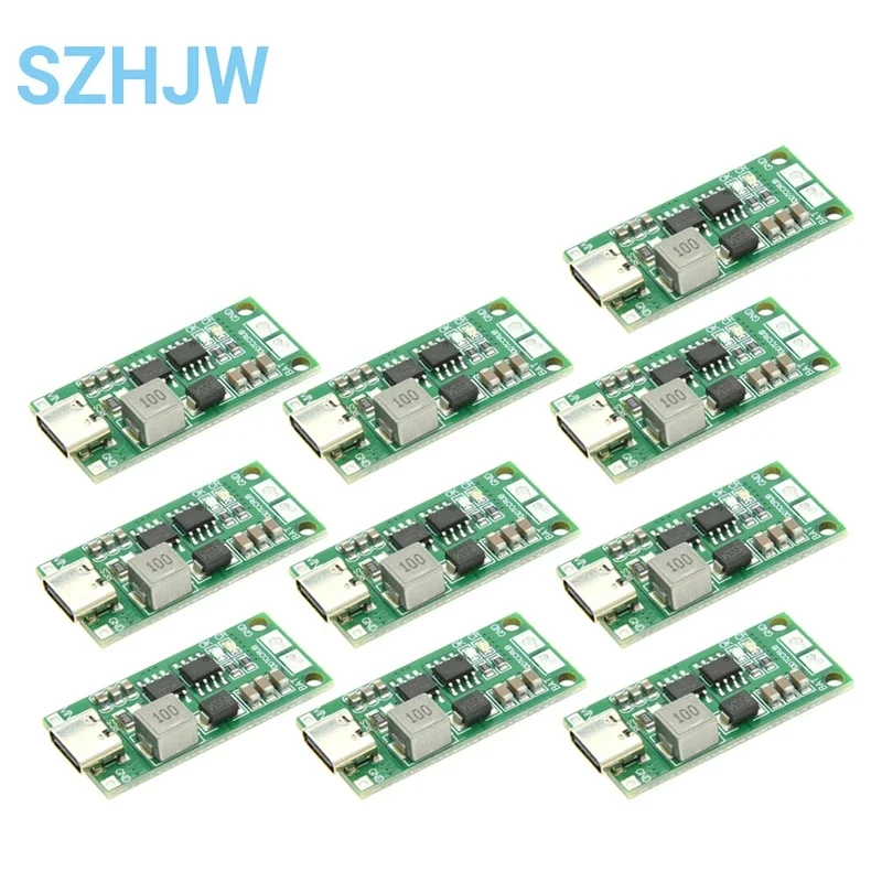 2S 3S 4S Type-C To 8.4V 12.6V 16.8V Step-Up Boost LiPo Polymer Li-Ion Charger 7.4V 11.1V 14.8V 18650 Lithium Battery 1-10PCS