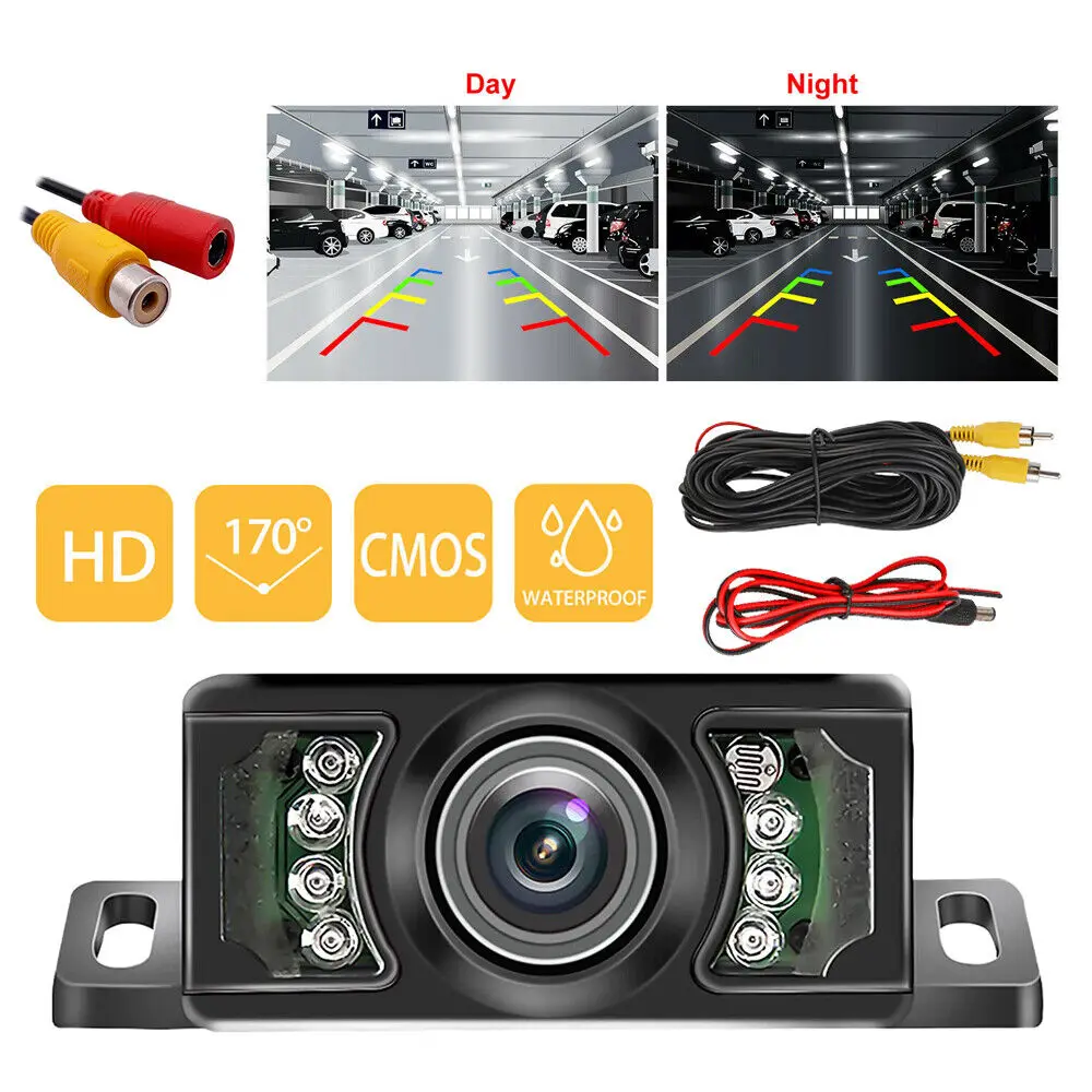 

Car Rear View Backup Camera Reverse HD Night Vision Waterproof Camera Kit