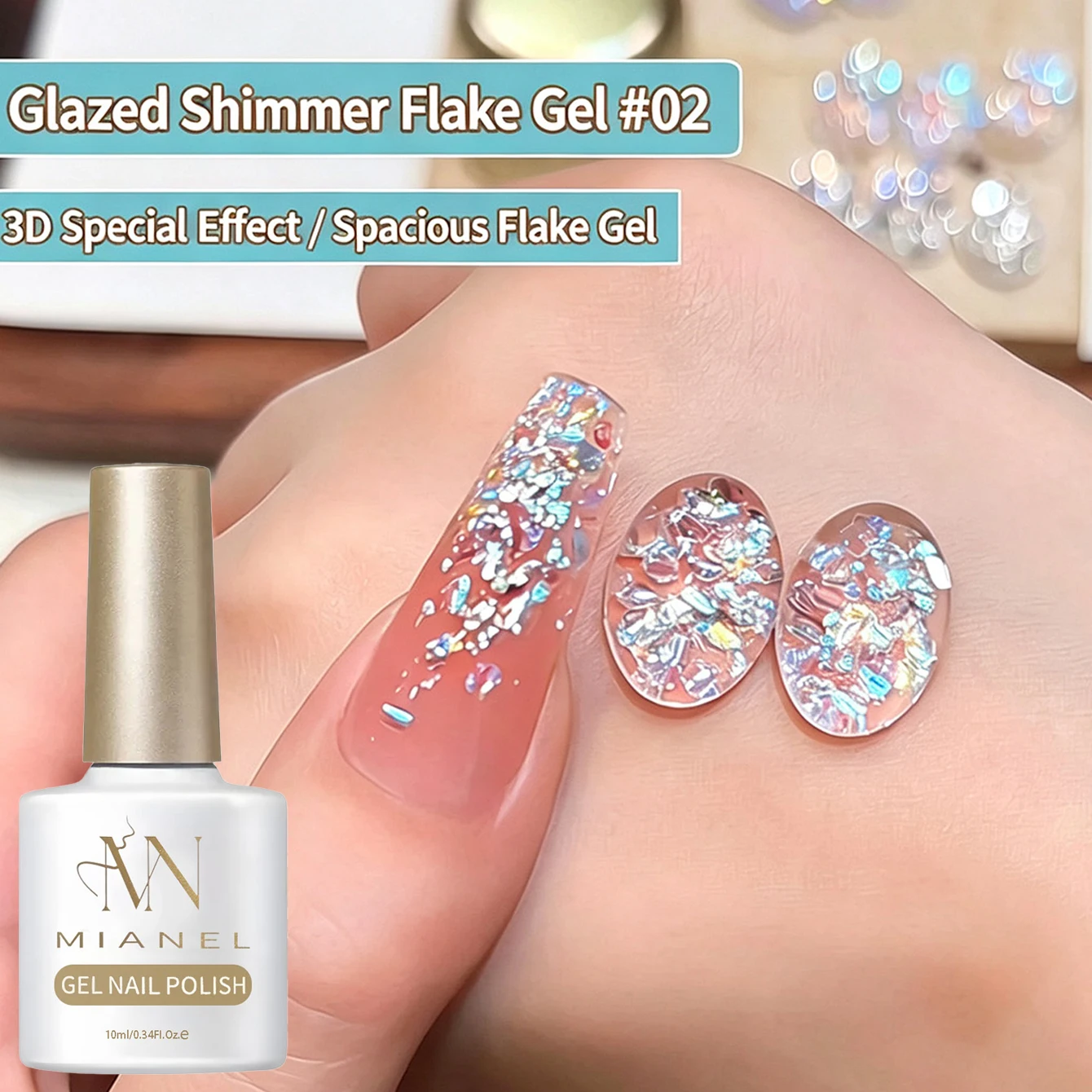 New Model Strobe Chasing the Light Sequin Gel Polish 2026 Whitening Super Flash Popular Shattered Glass Glitter Nail Art