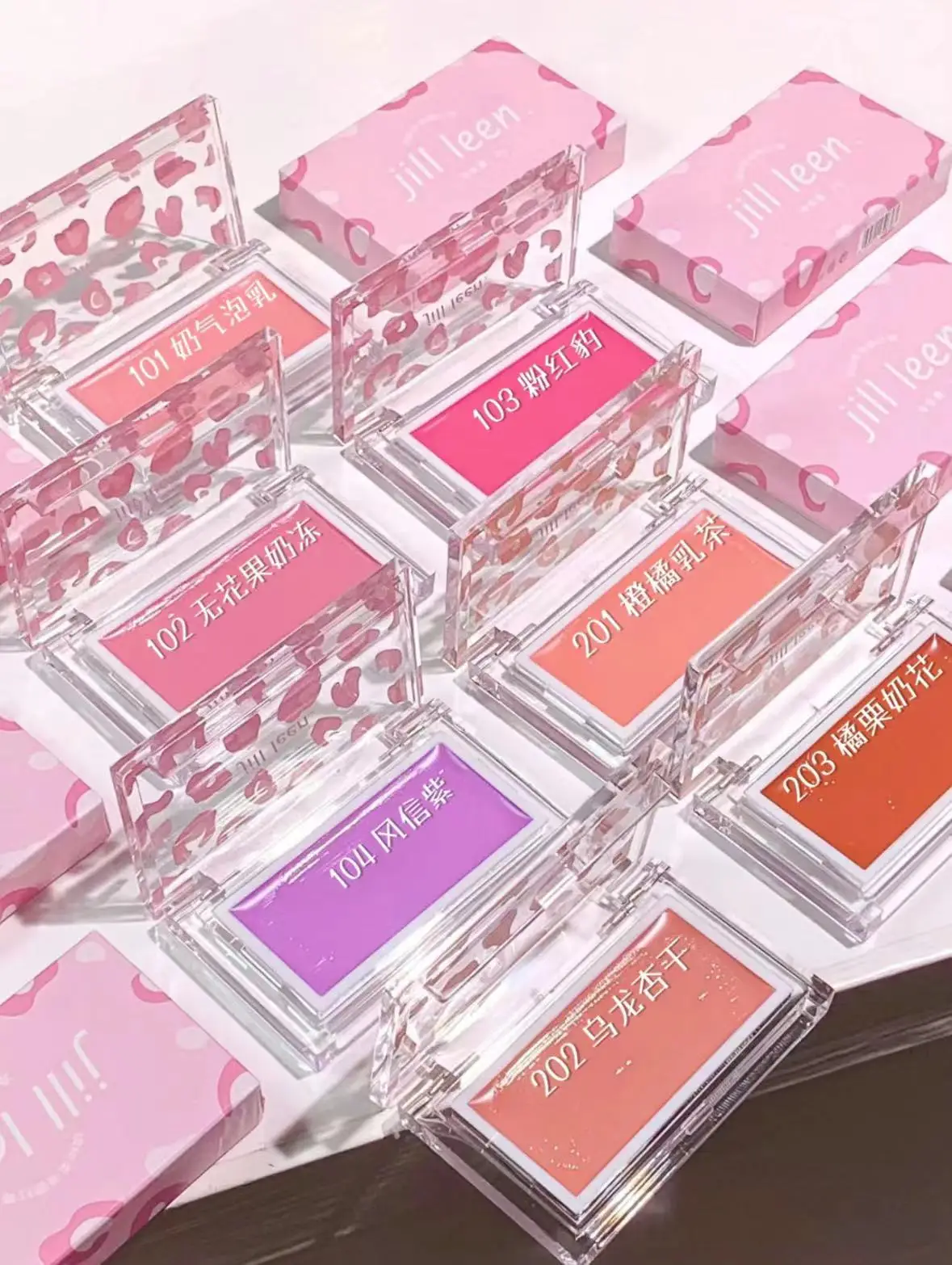 JILL LEEN Single Creamy Blush Purple Brightening Expanding Long-lasting Moisturizing Natural Fitting Atmosphere