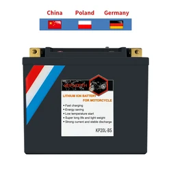 12V KP20L-BS 12Ah KP19BL-BS 12Ah Motorcycle Starter LiFePO4 Battery CCA 620A 560A Lithium LFP Battery With BMS Motorbike