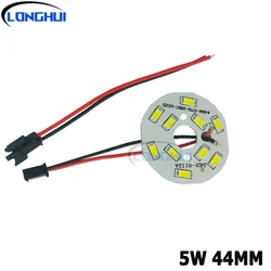 8p 5W 9 w1 2W LED PCB tablica świetlna zainstalowane chipy SMD 5730 LED 2 piny wtykowe złącze przewód męski na żeński do Crystal Light żarówki DIY