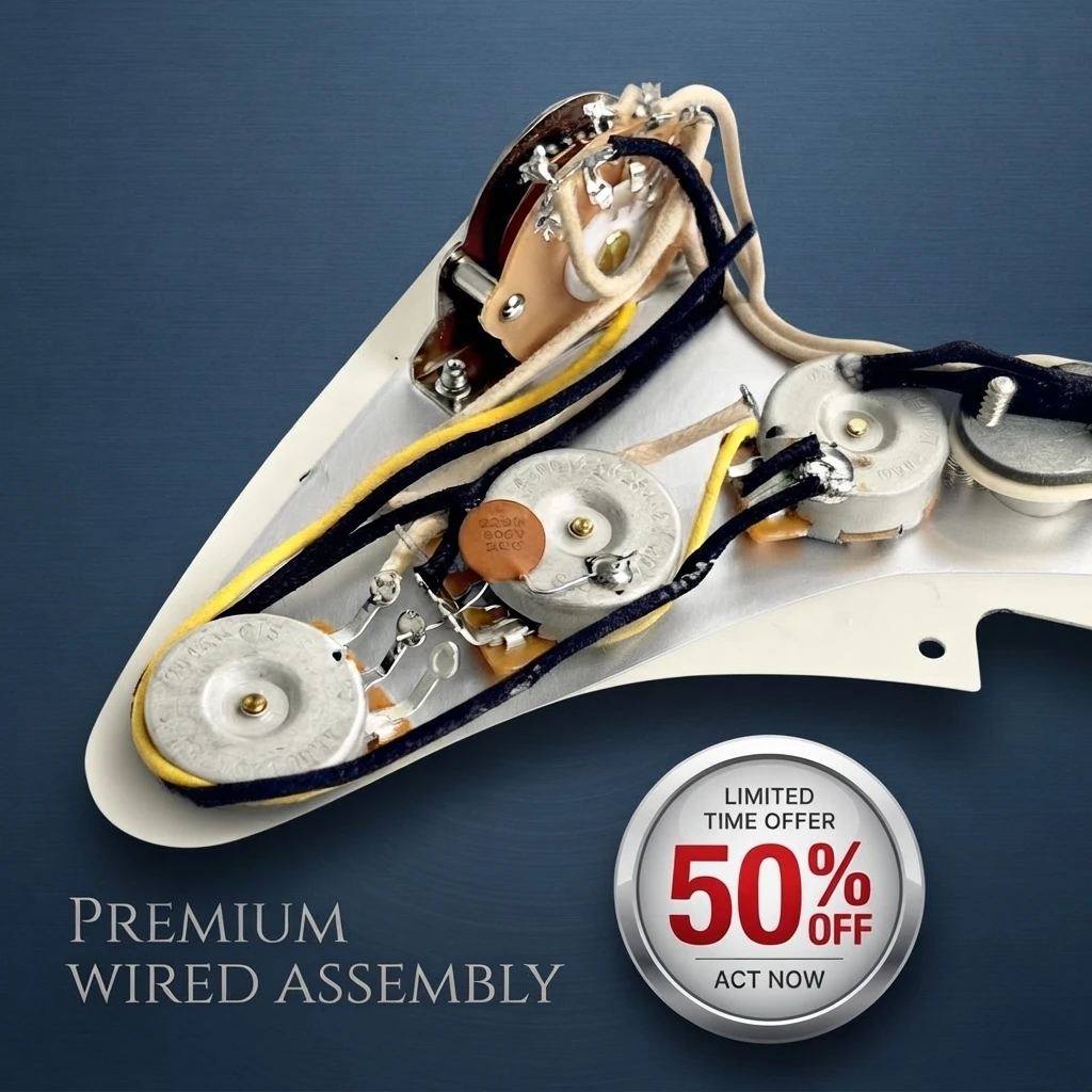 Neck Middle Bridge AWG 42 Handmade SSS Pickup Set, 1969 Vintage, Alnico 5, Single Coil, Classic Tone Mounting Screws for ST