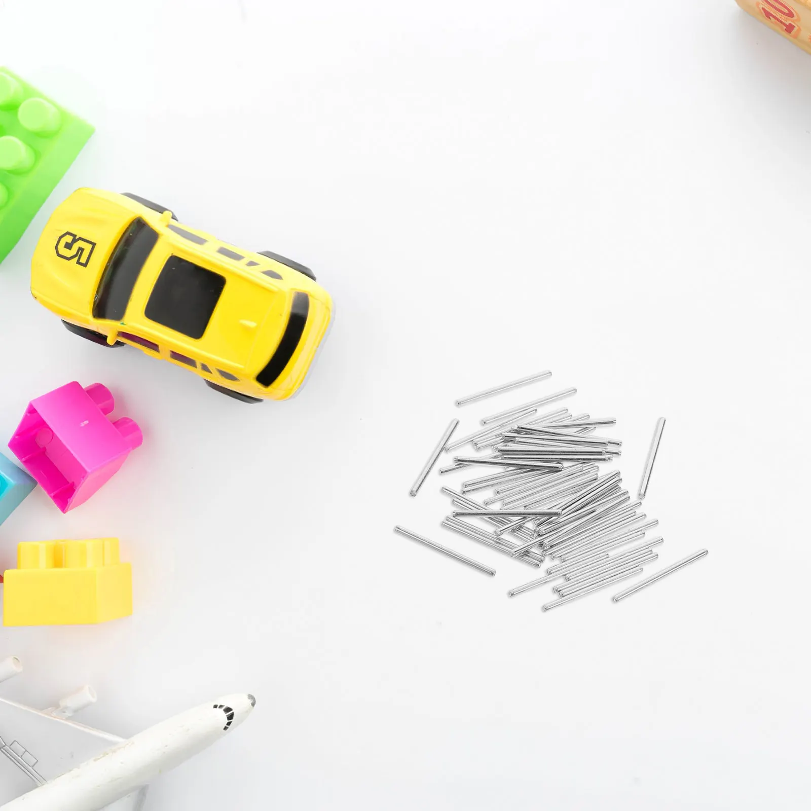 

50 шт. металлических осей для радиоуправляемых машинок, 2 х 30 мм, железные стержни, высокоточные круглые прутки для запасных частей радиоуправляемых машинок