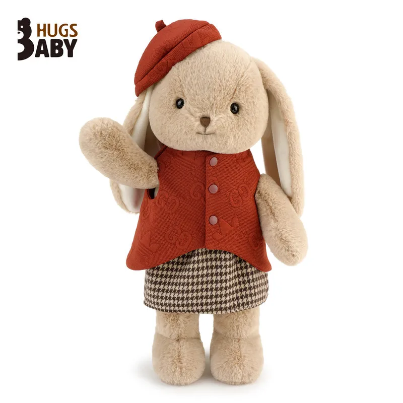 

Hugs Baby Heavy Duty Style Rabbit Plush Doll Ultra Soft Fluffy Stuffed Animal Soothing Sleep Aid Anxiety Relief Pillow Best