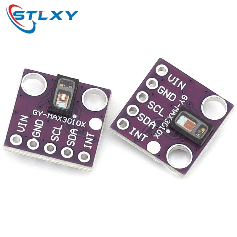 Stlxy 1pcs GY-MAX30102 Blood Oxygen Sensor Module MAX30102 Heart Rate Pulse Detector Module For Arduino MCU DIY
