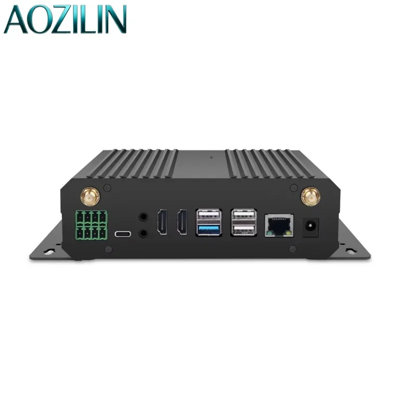 RK3588 Industrial Mini PC Dual Gigabit Ethernet WiFi6 Bluetooth 4G LTE Android Linux Embedded Computer