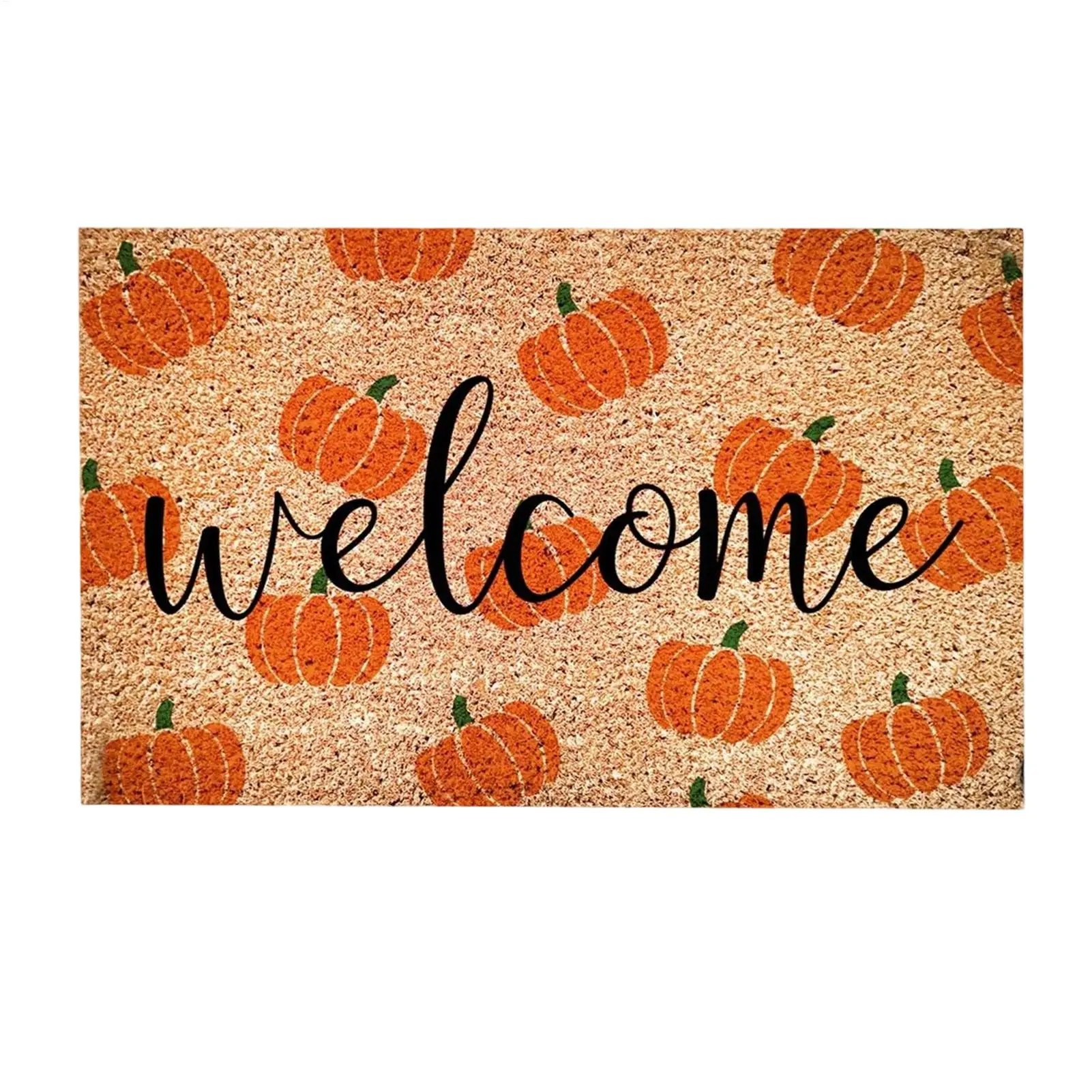 60x40cm Outdoor Fall Door mat Welcome Pumpkin Home Decor Entryway Doormat Bathroom Rug for Indoor Entrance Kitchen Bedroom