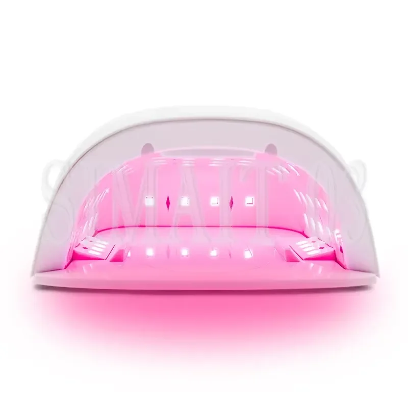 Professional LED Nail Lamp - Red Light Therapy for Non-Blackening & Smart Drying