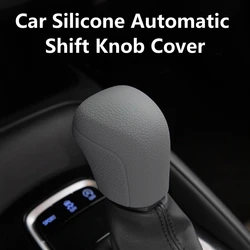 Univeral Car Silicone Automatic Gear Shift Knob Cover Antislip Shifter Knob Fit Shifter Handle For Toyota C-HR For Camry Corolla