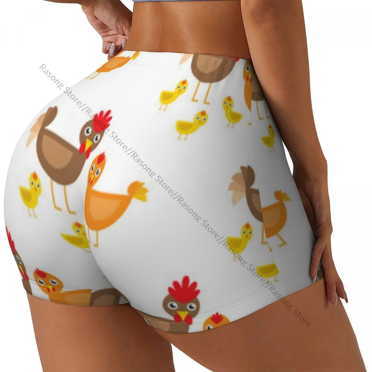 

Сексуальные узкие спортивные шорты на бедрах, женские удобные шорты для йоги для фитнеса Rooster