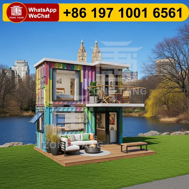 

Bungalow Home Tiny House Container Home Luxury Leak Proof Flat Pack House Meeting Room Container House Easy To Modify Ecological