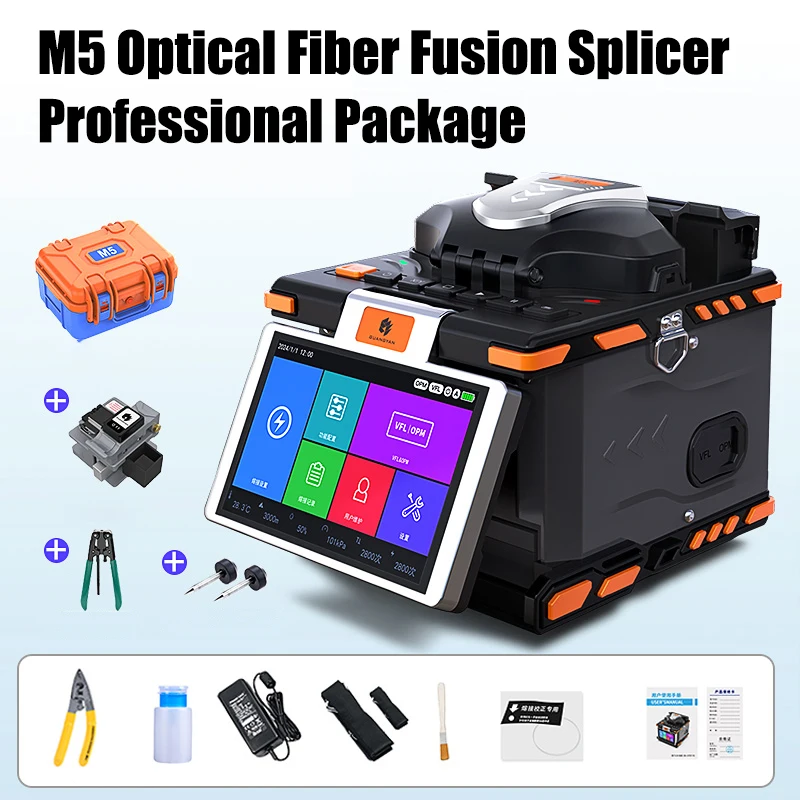 

Manufacturer Wholesale M5 Fusion Splicer Splicing Machine FTTH Fusion De Fibra Optica Splicing Machine M5 Fusion Machine