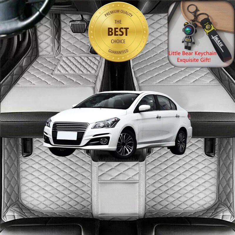 

Автомобильные коврики на заказ для Suzuki Ciaz 2014-2025, аксессуары для авто, индивидуальные ковровые покрытия для лево- и праворульных автомобилей