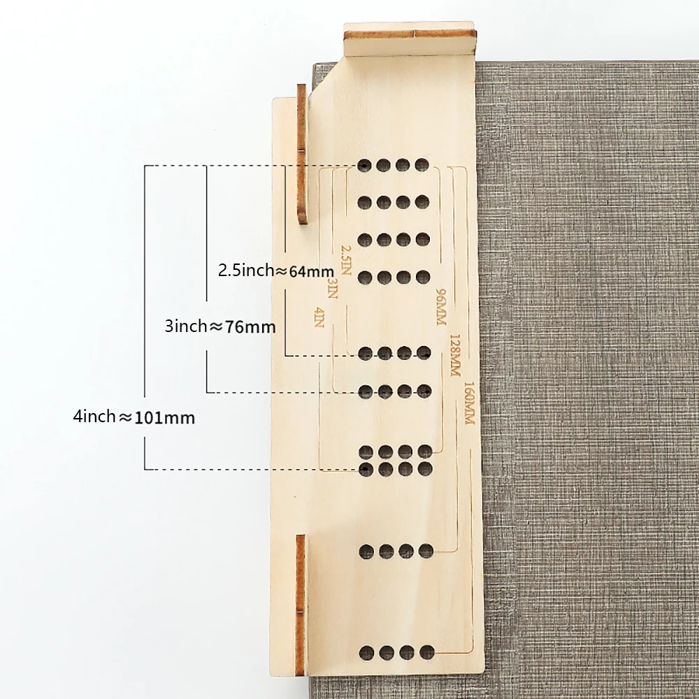 2 Stuks Kastdeur Handvat Boren Locator Lade Schoenenkast Handvat Snelle Positionering Houtbewerking Handvat Installatie Gereedschap