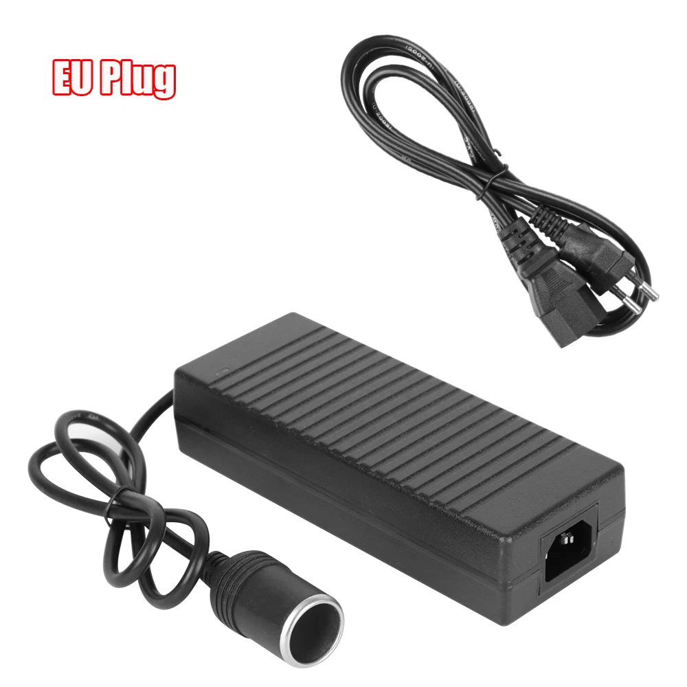 Zigarettenanzünder-Konverter AC/DC, konvertiert EU, US-UK-Stecker, 110 V/220 V auf 12 V, 15 A, Netzteil für Auto-Kühlschrank-Aufblaspumpe – Detail 15