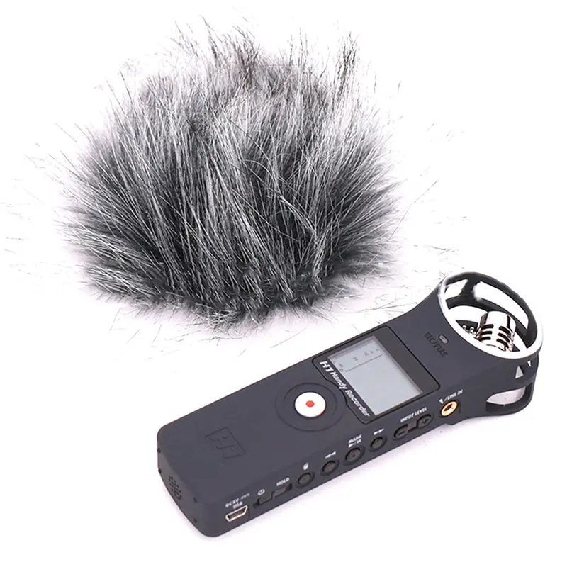 1 Pcs Furry Windscreen Muff Cover Foam Microphone Windproof Cover For Zoom H1 H1N