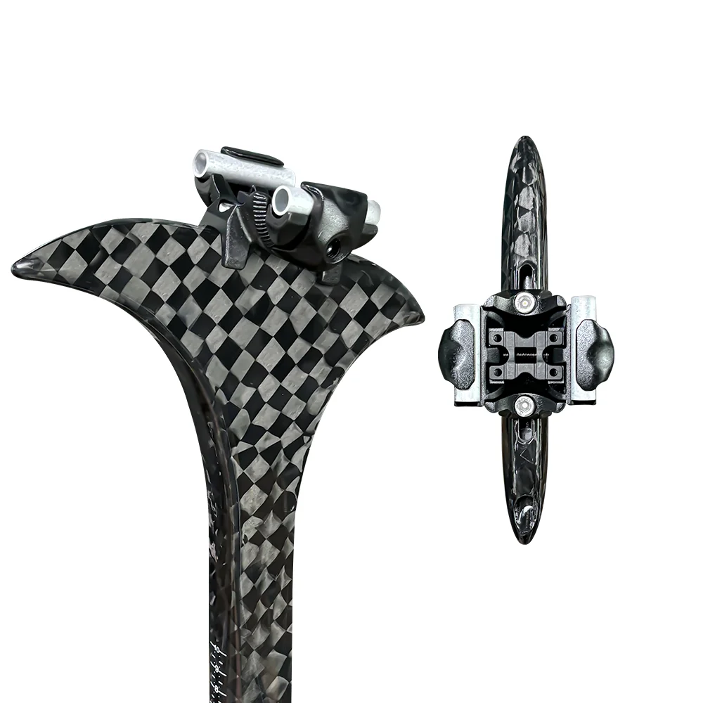 BALUGOEU Carbon MTB Mountainbike Rennrad Sattelstütze für Rennradfahren, Fixed Gear, Windbrems-Sattelrohr 12K glänzend – Detail 3