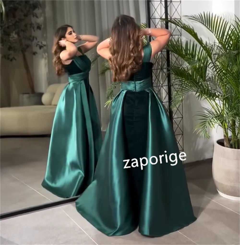 Personalizado simples veludo plissado a linha pescoço quadrado vestidos longos quinceanera tamanhos disponíveis clássico