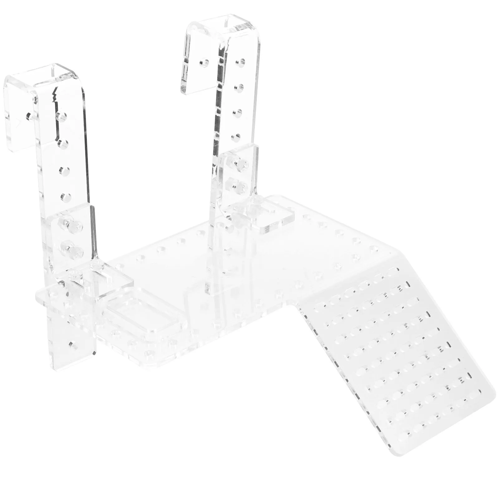 1Pcs Acrylic Turtle Floating Platform Heavy Duty Basking Terrace for Aquatic Pets Tortoise Resting Sunbathing Tank Accessory - Detail 1