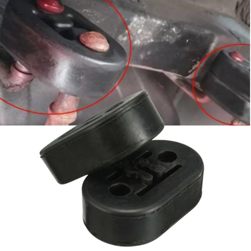 

2 шт. универсальные автомобильные резиновые кронштейны для крепления выхлопной трубы, вешалка, глушитель, изоляционная втулка, поддержка