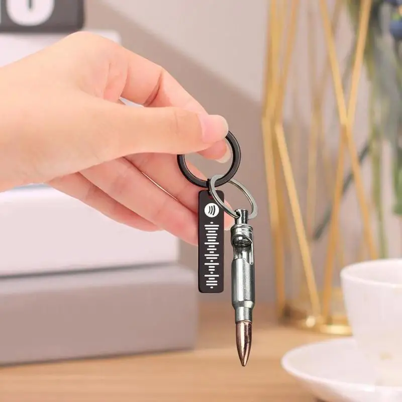 Bottle Opener Keychain Bullet-Shaped Bottle Opener Pendant Multi-Functional Drinking Tool For Everyday Life Family Gathering