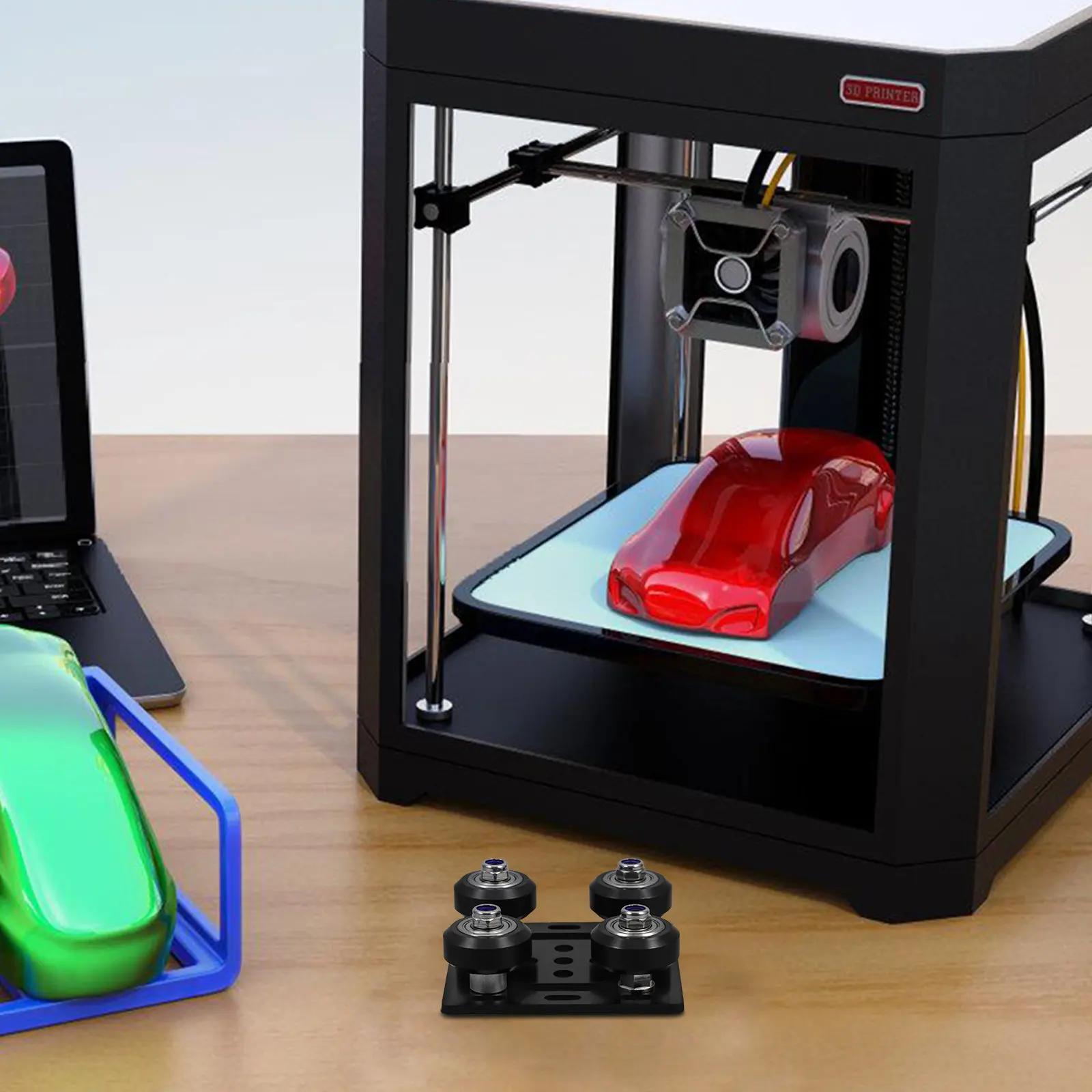 

European Aluminum Profile V Wheel Plate for 3D Printers and Cnc Machines Heavy Duty Gantry Rod Support Plate Compatible with