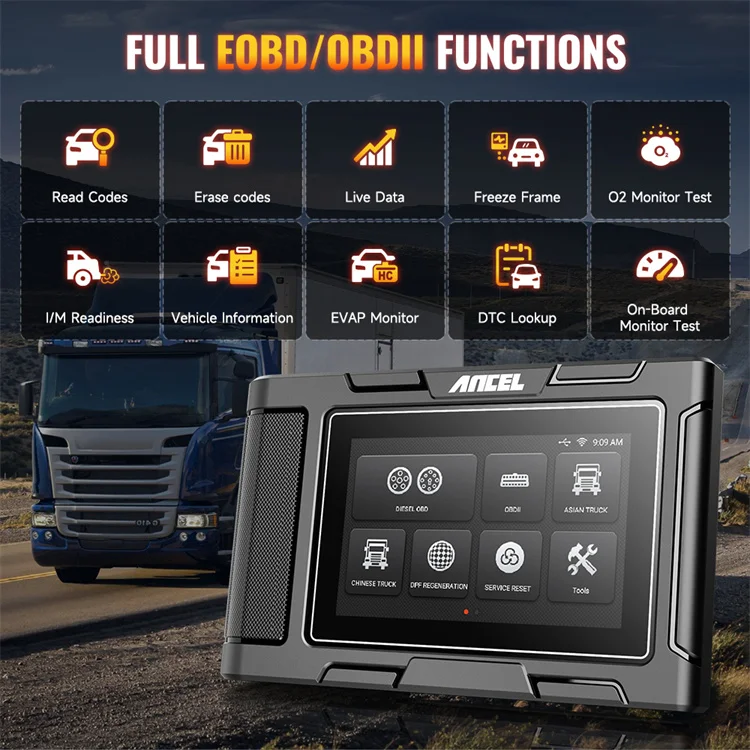 ANCEL HD3200PRO Di esel Truck Diagnostic Equipment Asian Truck China Truck Inspection Tool