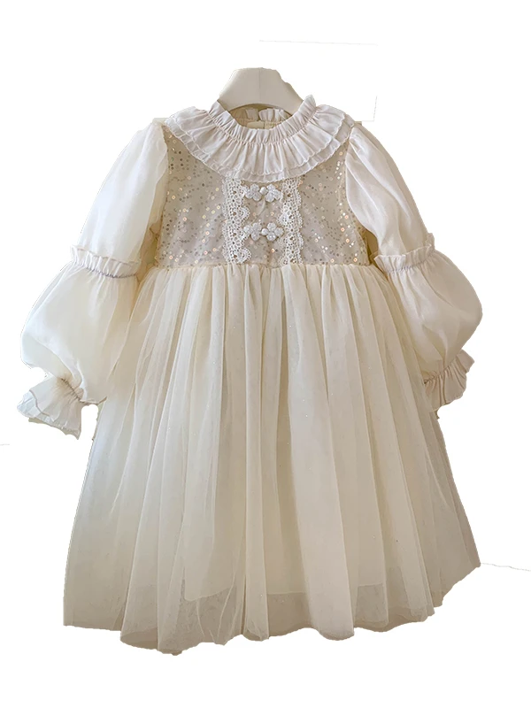 عيد ميلاد Princ Sle للفتيات الصغيرات لربيع 2025 النسخة الكورية الجديدة من Me Dr Ele And Sli #5