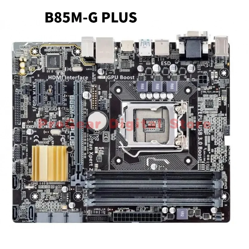 

Материнская плата ASUS B85M-G PLUS LGA 1150 DDR3 mATX для процессоров Intel 4-го поколения Core i7, i5, i3, Pentium, Celeron.