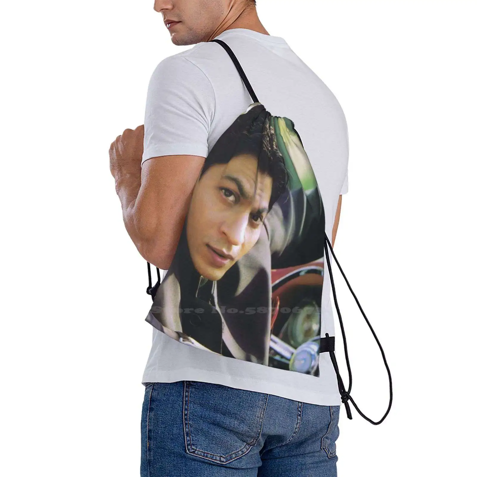 Shahrukh Khan Hot Sale Backpack Fashion Bags Shahrukh Khan Actor Movie Legend 80s Vintage Artis The Film Bollywood India Don 3