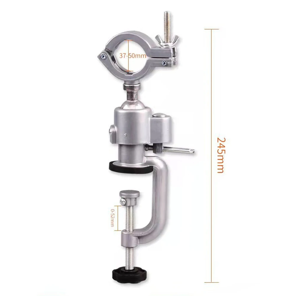 

Aluminum Alloy Clamp 360 Rotating Bench Clamp Home Workshop Easy To Operate High Power Drill Compatible For Electric Drill