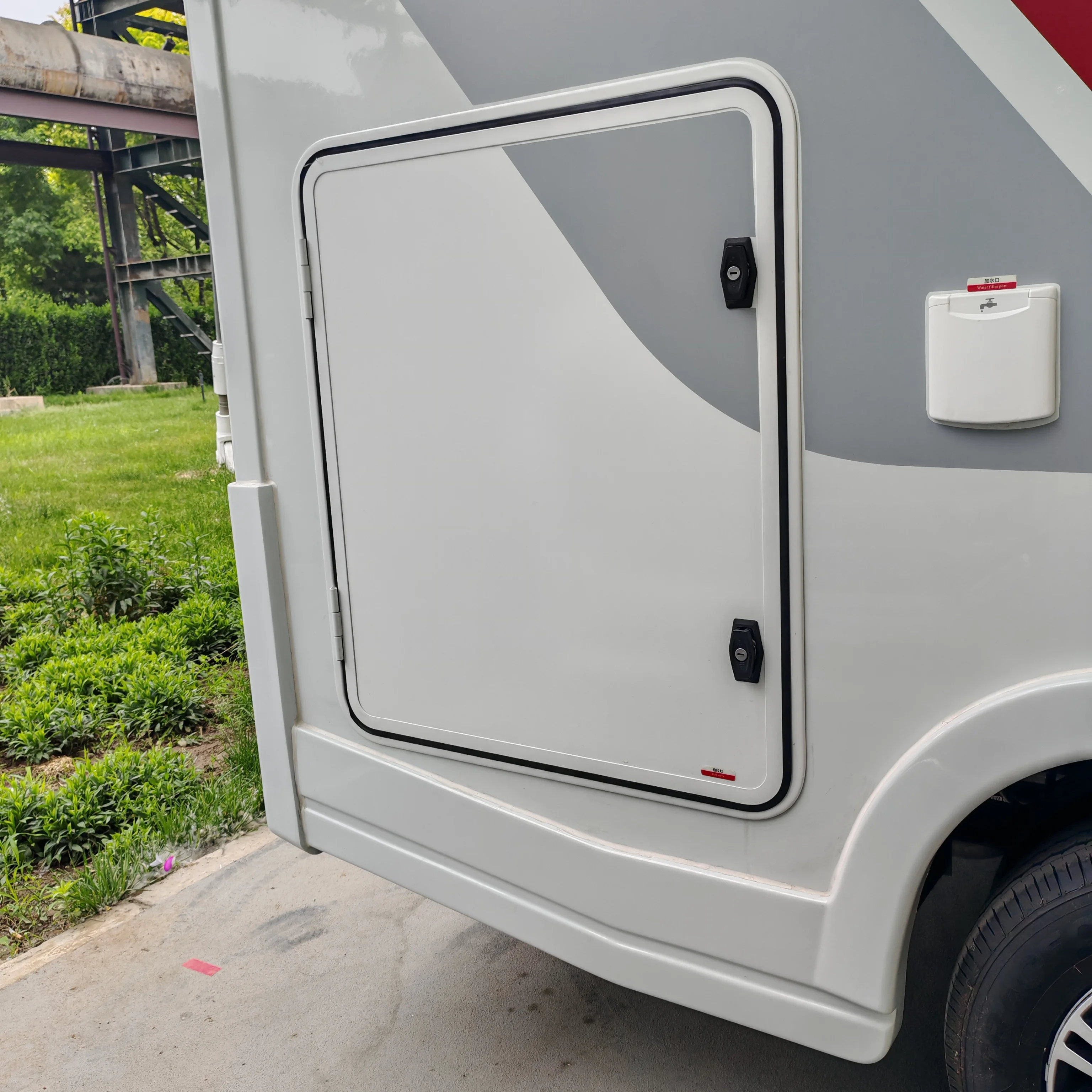 800x700mm Camping Accessories Rv Luggage Door Travel Hatch Door For Caravan Accessories Rv Body Parts