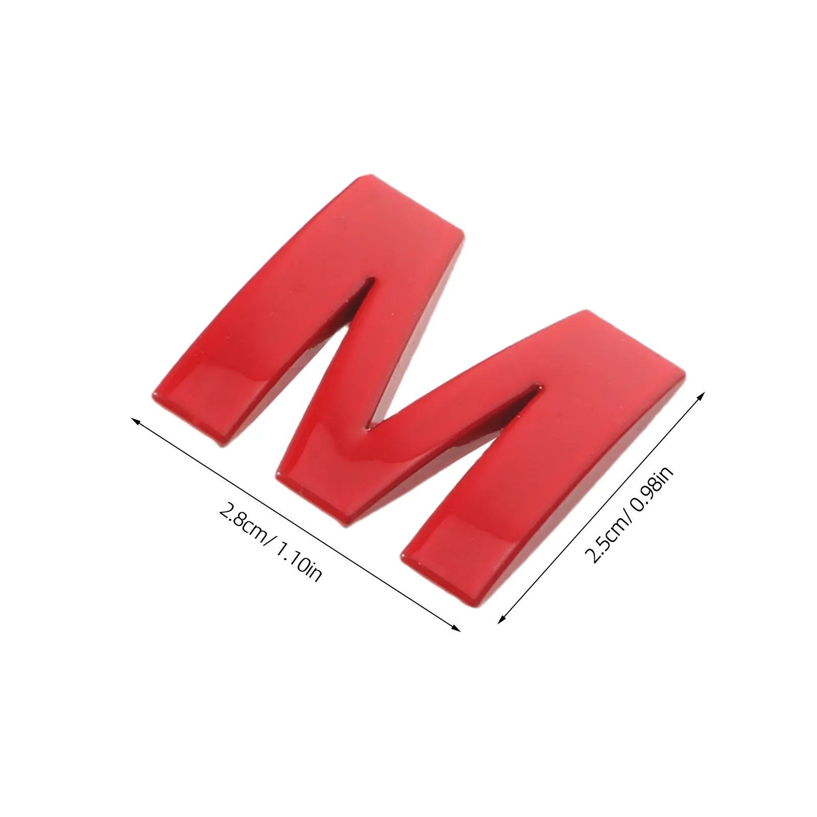 4Pcs Mailbox Decorative Signs Self Adhesive Red Metal Letters Alphabet Decals for Outgoing Mail Clear Mailbox Stickers Weather