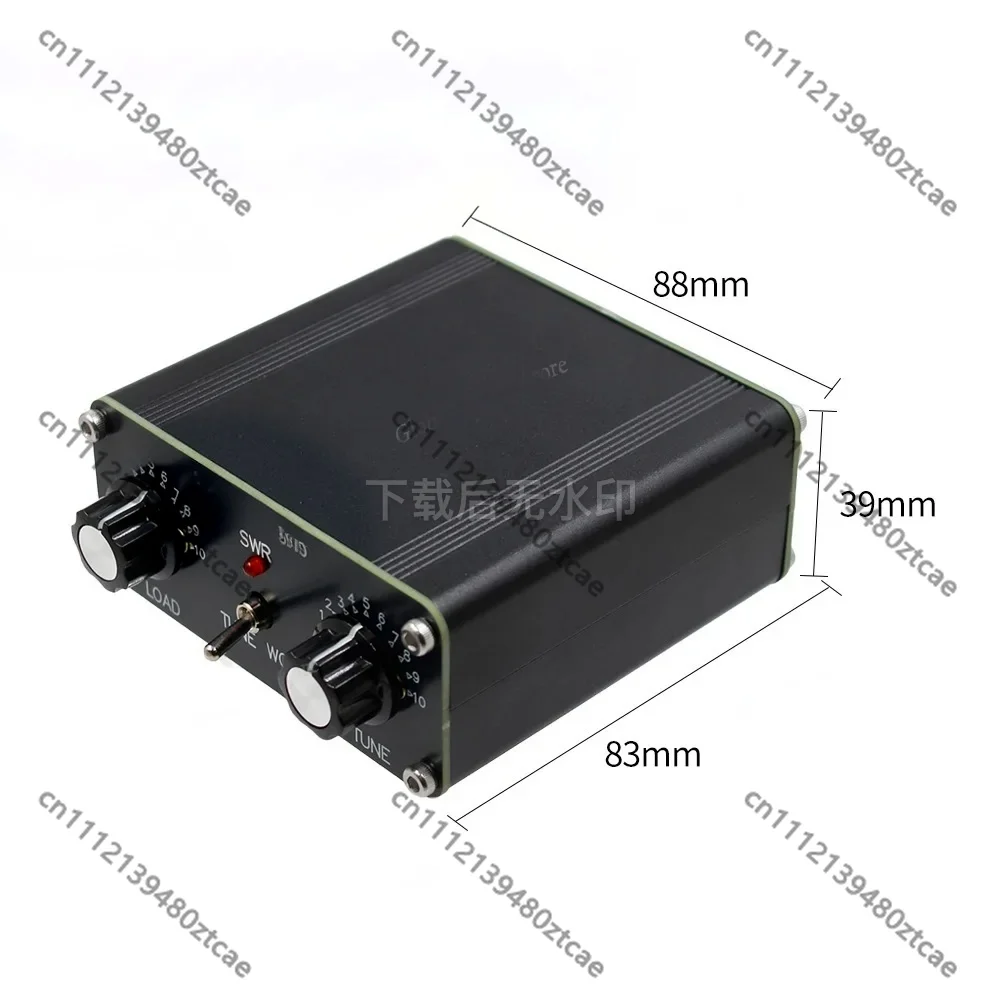 Aluminum Alloy Z Match Antenna Tuner, Portable QRP Shortwave Radio Tuning Device, Low Power HAM Signal Matching Regulator