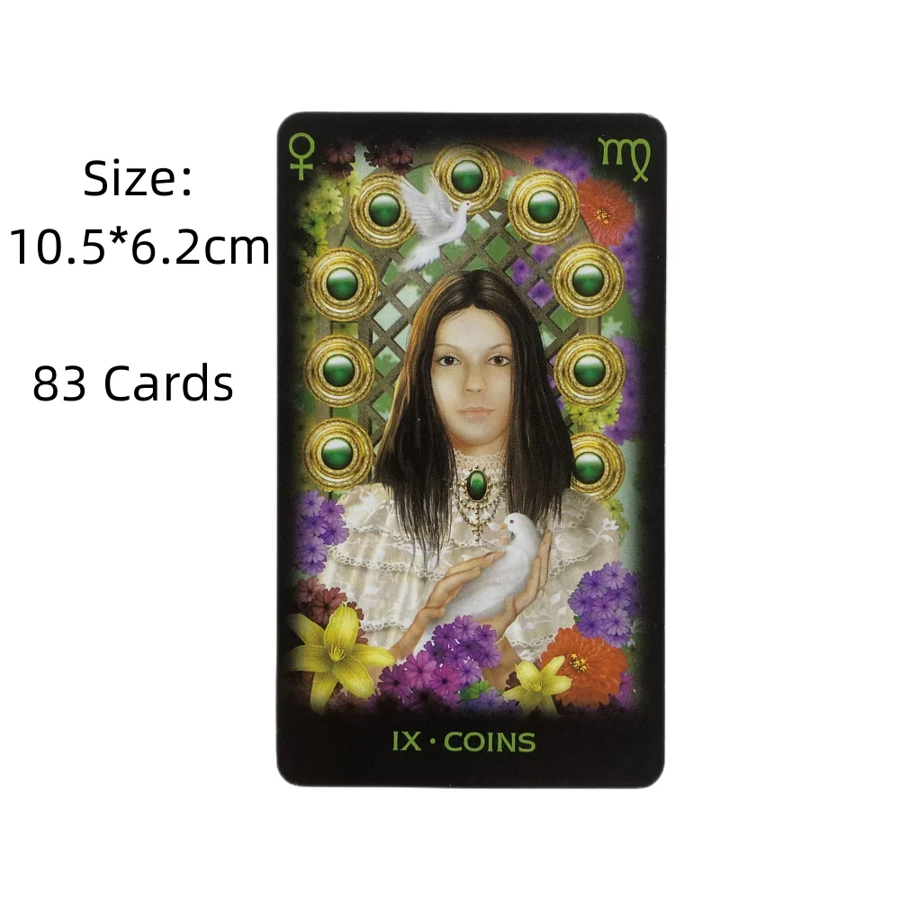 Tarots of Dreams Full English 83 Cards Deck Oracle Playing Card Divination Game