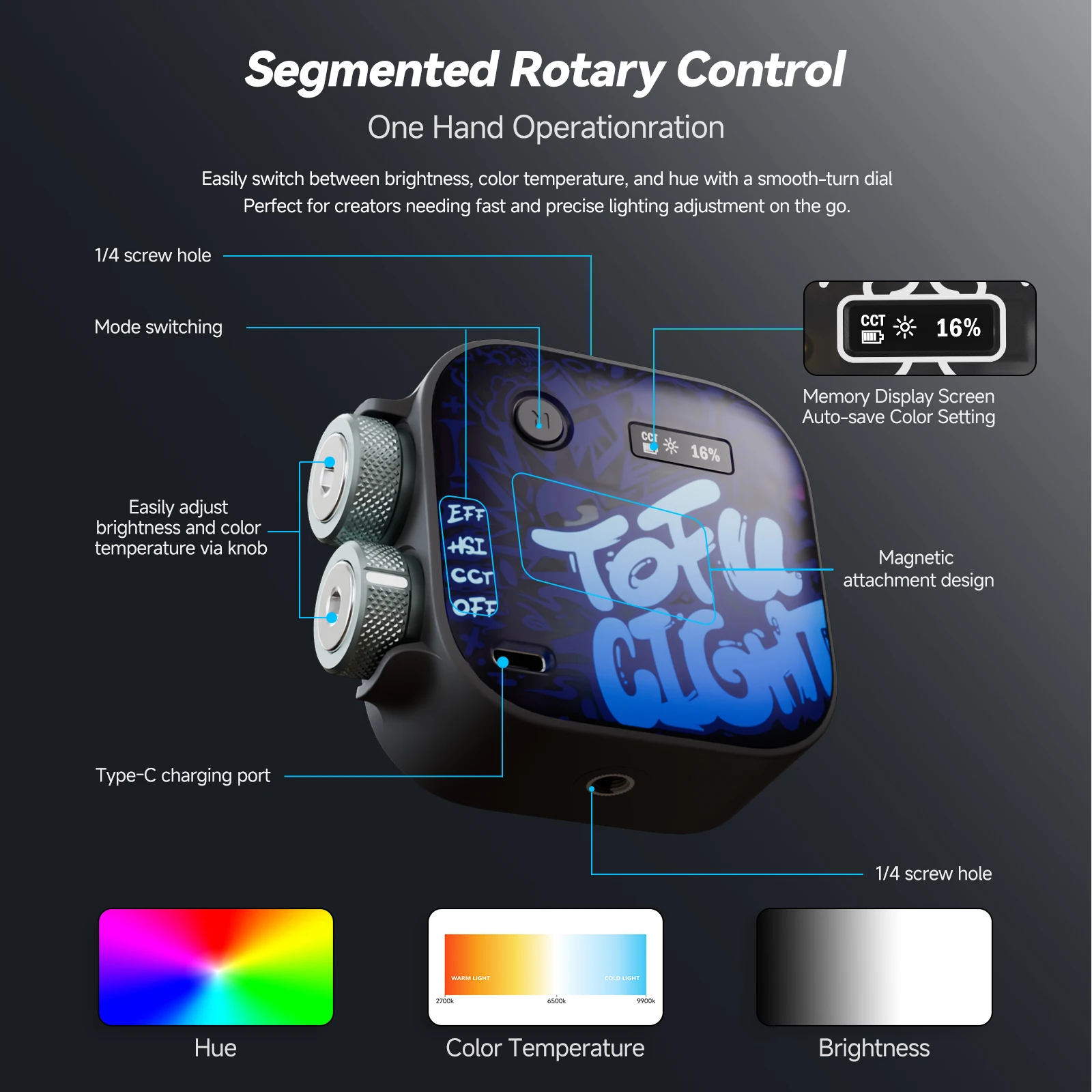 ضوء فيديو RGB ملون بالكامل من - مراجعة Torjim Rgb Photography Video Lighting وسعره
