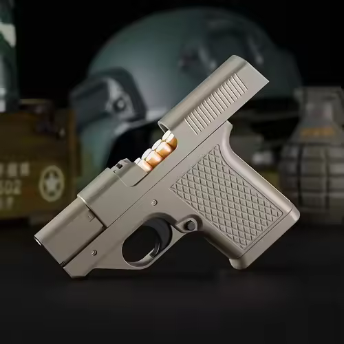 2026 New Clip Gun Type Butane Gas Lighter Three Capacity Cigarette Holder Windproof Jet Blue Flame Lighters Men's Gifts (NO GAS) - Image 7