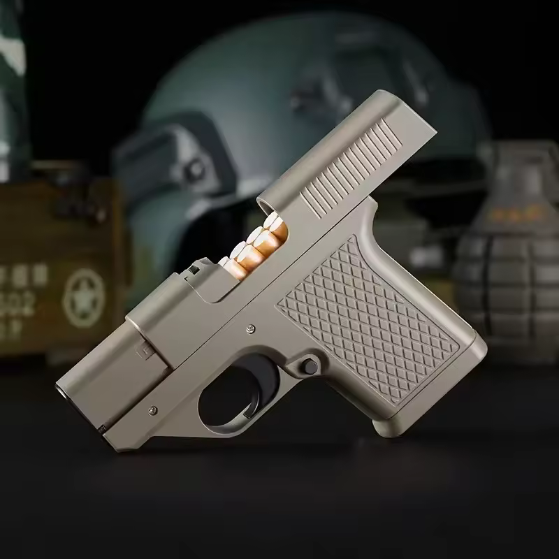 2026 New Clip Gun Type Butane Gas Lighter Three Capacity Cigarette Holder Windproof Jet Blue Flame Lighters Men's Gifts (NO GAS) - Image 7