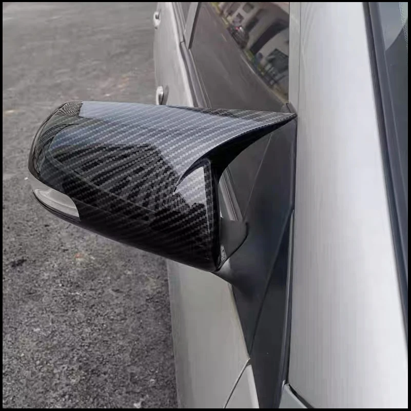 FOR Toyota Mark X X120 2004-2009 REARVIEW MIRROR COVER CAPS STICKER TRIM With Horn Housing Car-styling Auto Parts Accessories view 5