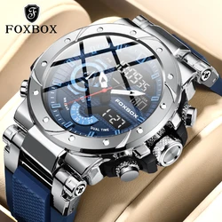 LIGE Top Brand Men orologio digitale orologi militari moda sport impermeabile doppio Display orologi da polso al quarzo Relogio Masculino