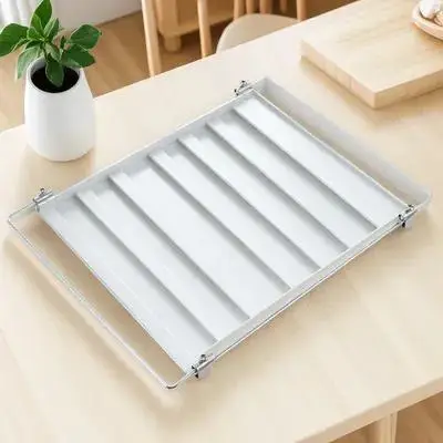 

1pc Electric Oven Grill Net Barbecue Mesh Stainless Steel Cooling Rack Non-Stick Baking Tool For Outdoor Indoor Bbq Cooking