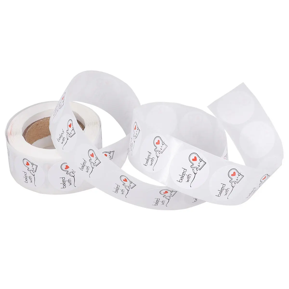 

1 Roll Baking Sticker Labels Fresh Simple Design Perfect for DIY Baking Projects Gift Boxes Cupcake Toppers Packaging Stickers