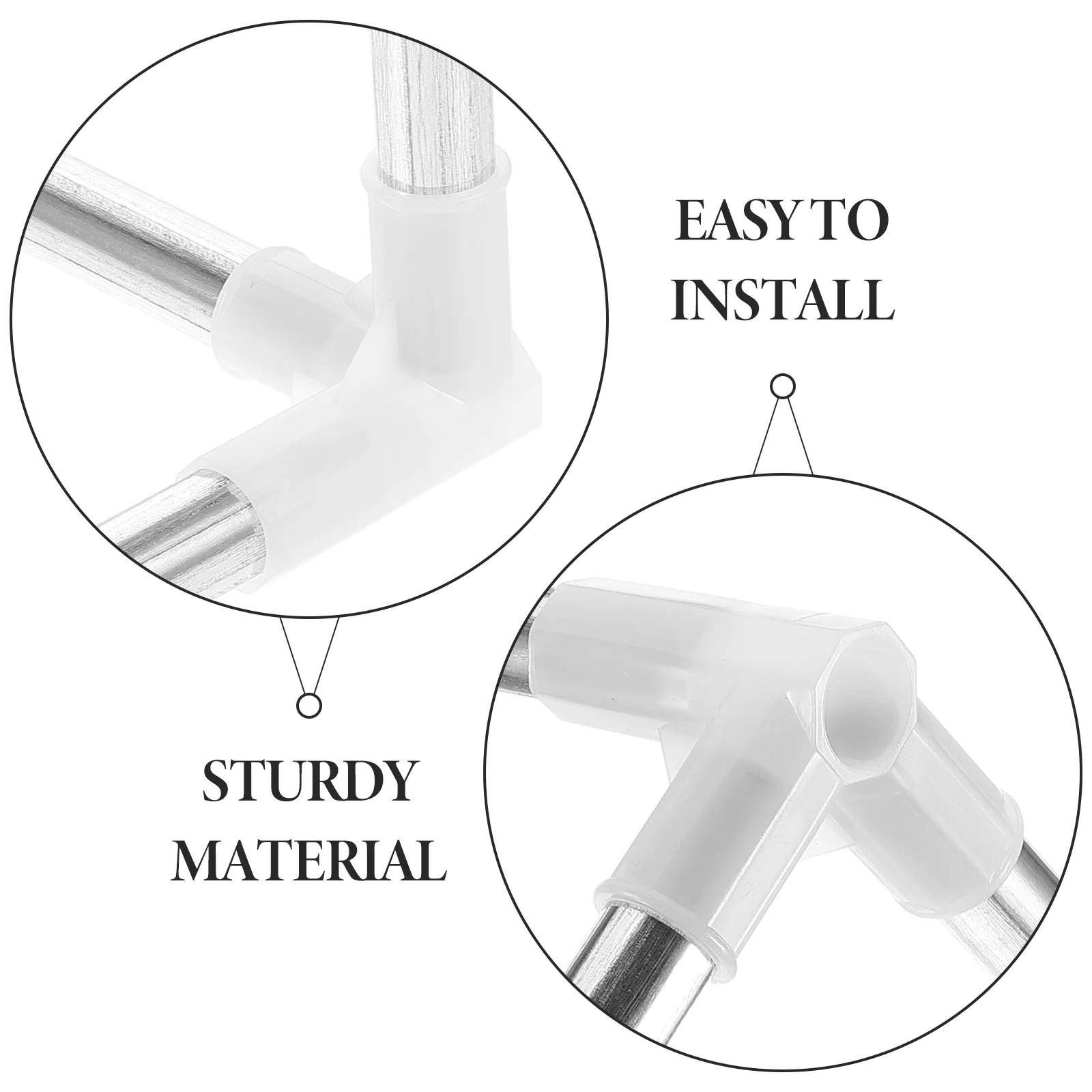 مجموعة واحدة من هيكل خيمة الأطفال بإطار معدني يمكنك صنعه بنفسك طقم بيت لعب للأطفال خيمة منزلية سهلة التجميع للاستخدام الداخلي والخارجي #5