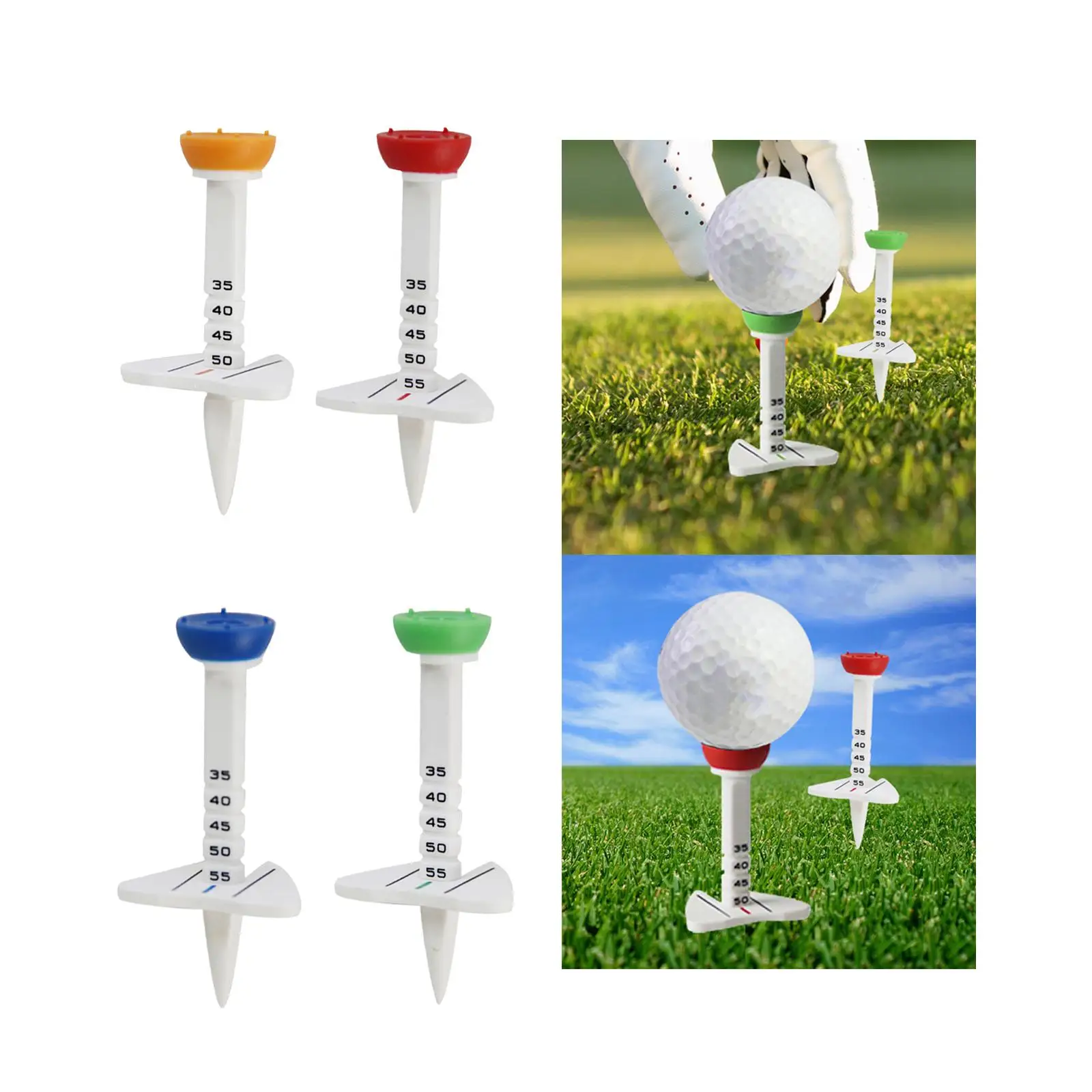 Marcador de pelota de Golf, equipo de Golf, soporte de pelota de Golf ajustable en altura reutilizable